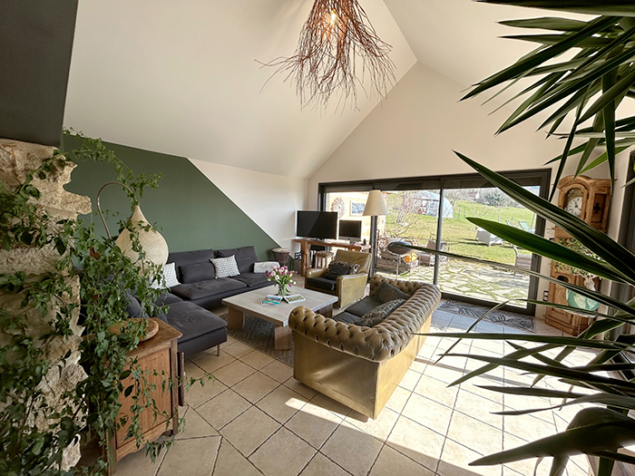 salon du gite des granges de saint maurice