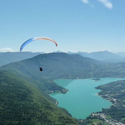 parapente lac aiguebelette