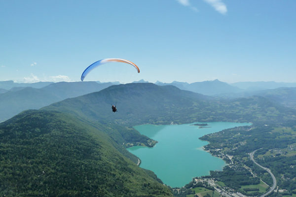 parapente lac aiguebelette